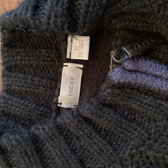 Boys Mexx Black Zip-Up Sweater - Picture 3 of 3